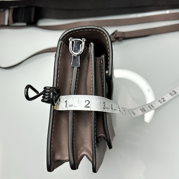 Botkier Cobble Hill grey leather double strap crossbody bag - Picture 13 of 15